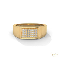 0.30 ct. Men's Pavé Lab Diamond Ring
