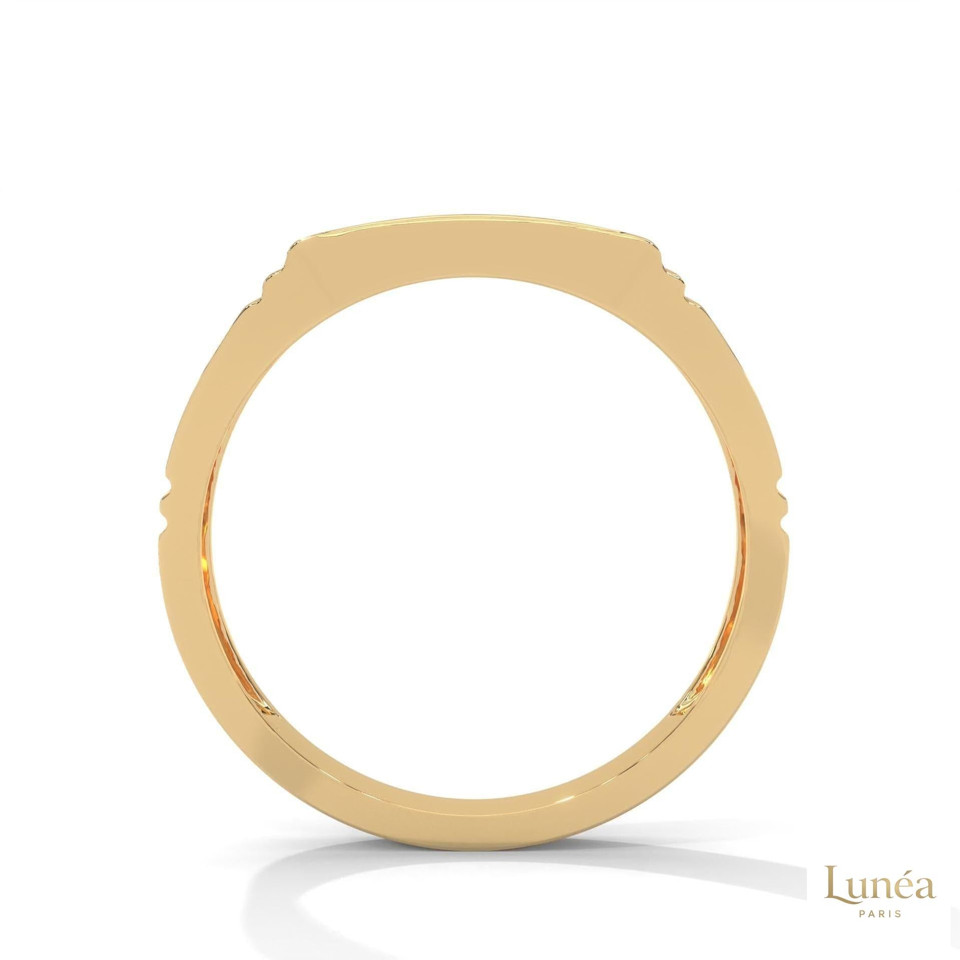0.30 ct. Men's Pavé Lab Diamond Ring