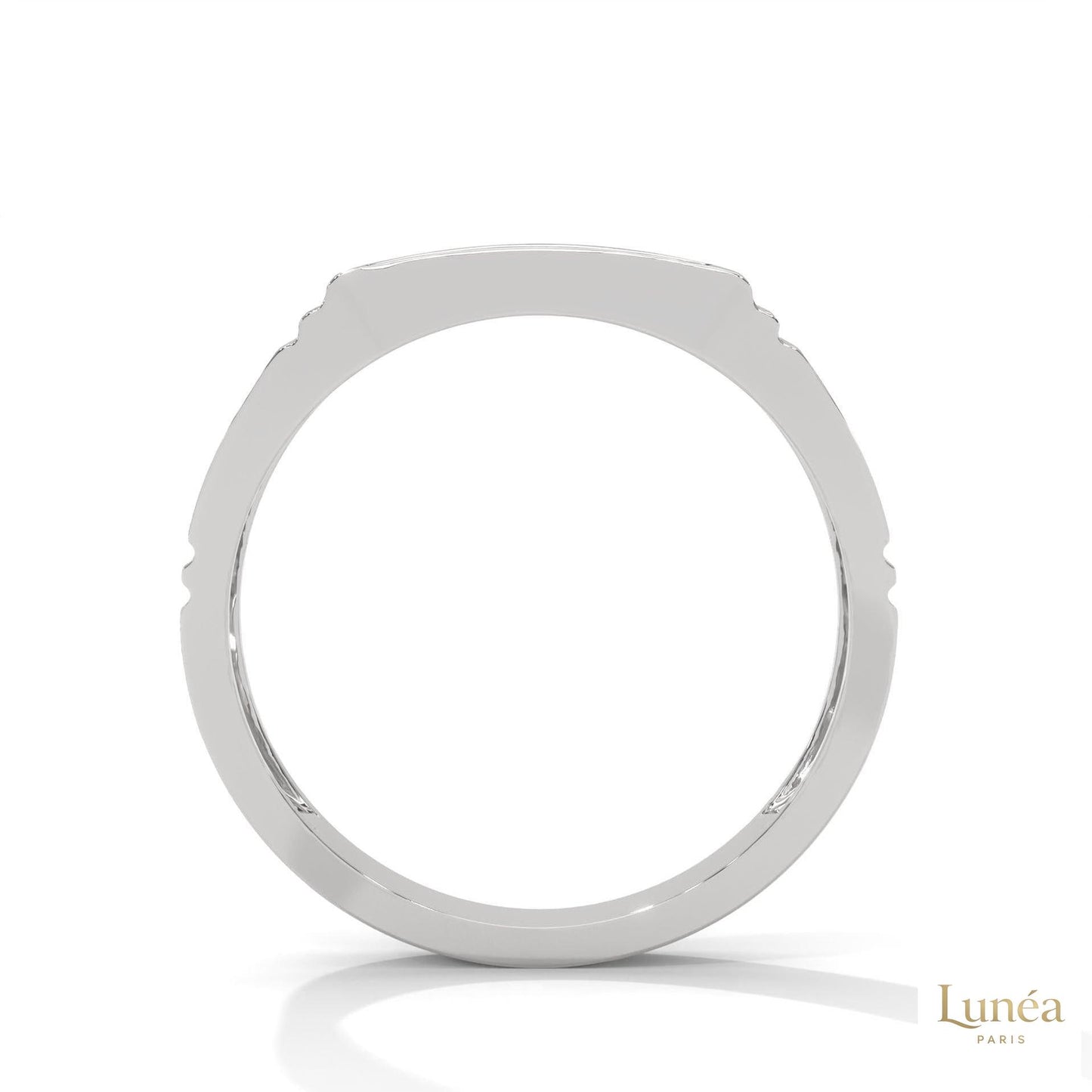 0.30 ct. Men's Pavé Lab Diamond Ring