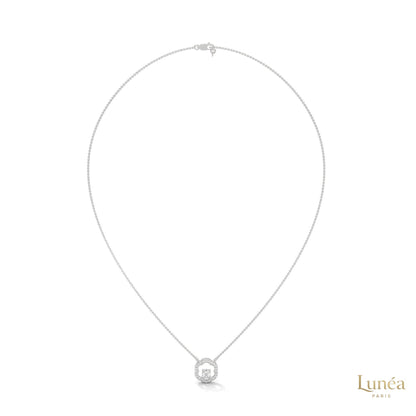 0.35 CT. Floral Diamond Pendant