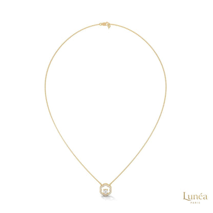 0.35 CT. Floral Diamond Pendant