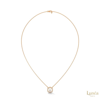 0.35 CT. Floral Diamond Pendant