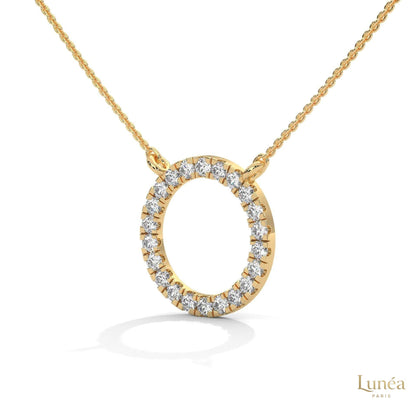 0.40 CT. Diamond Circle Pendant