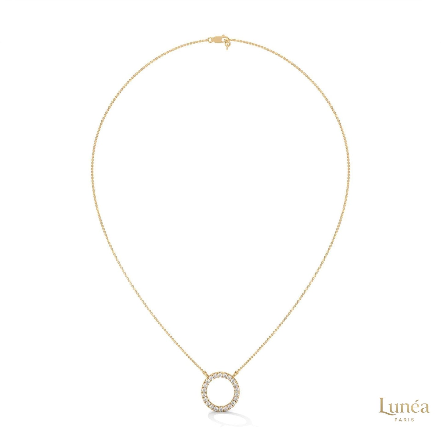 0.40 CT. Diamond Circle Pendant