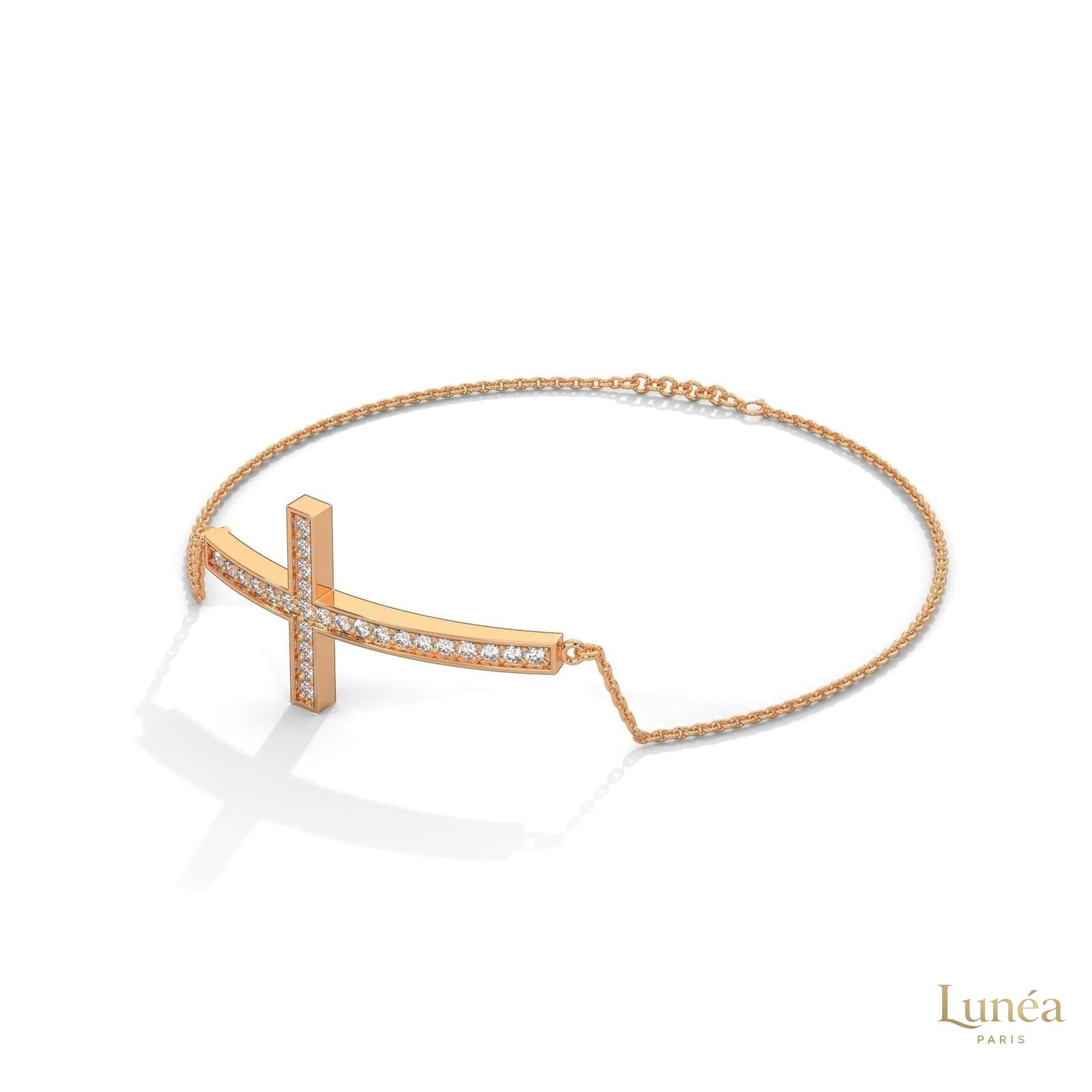 0.40 Ct. Cross Lab Diamond Bracelet Everyday Luxe