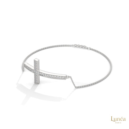 0.40 Ct. Cross Lab Diamond Bracelet Everyday Luxe
