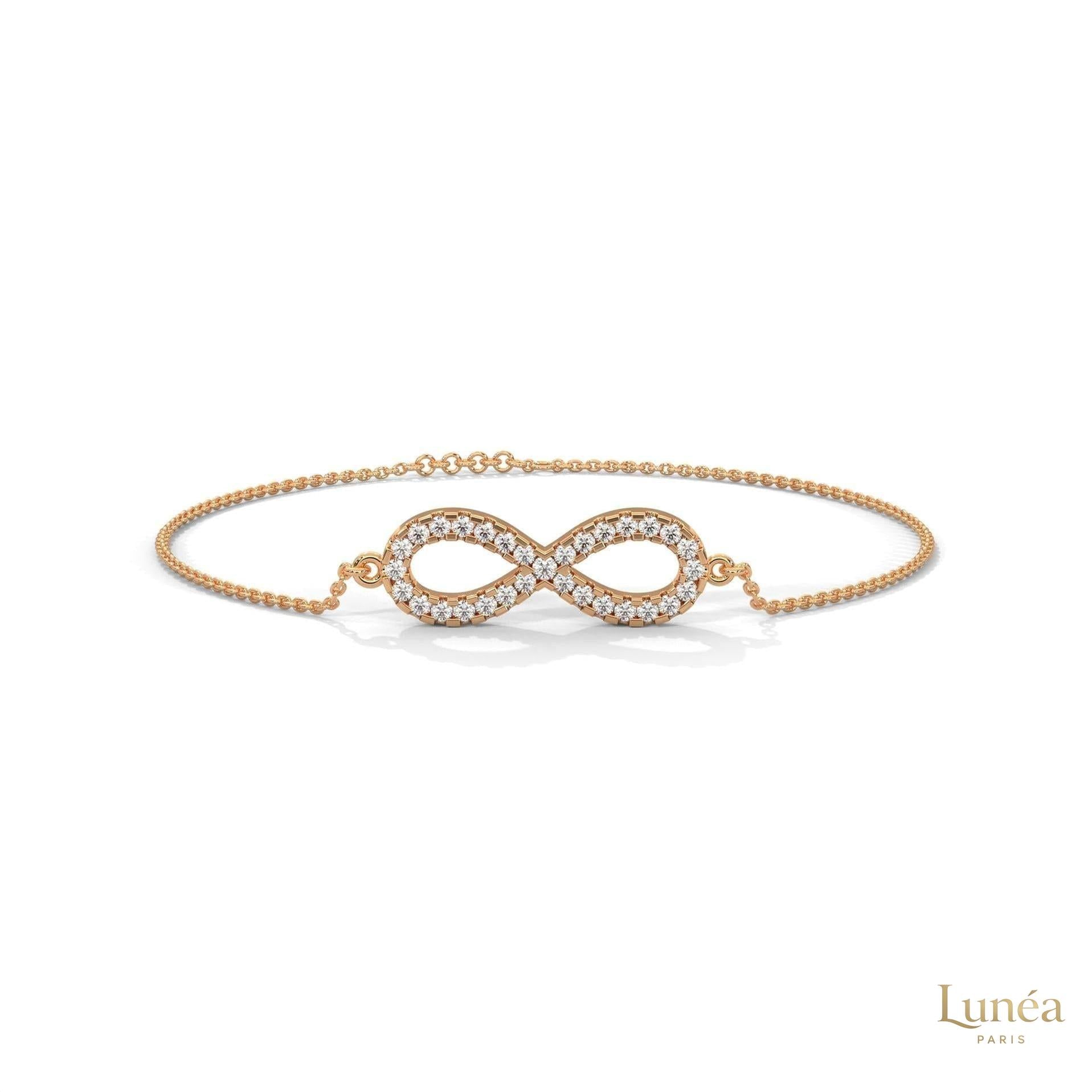 0.40 Ct. Infinity Lab Diamond Bracelet Everyday Luxe