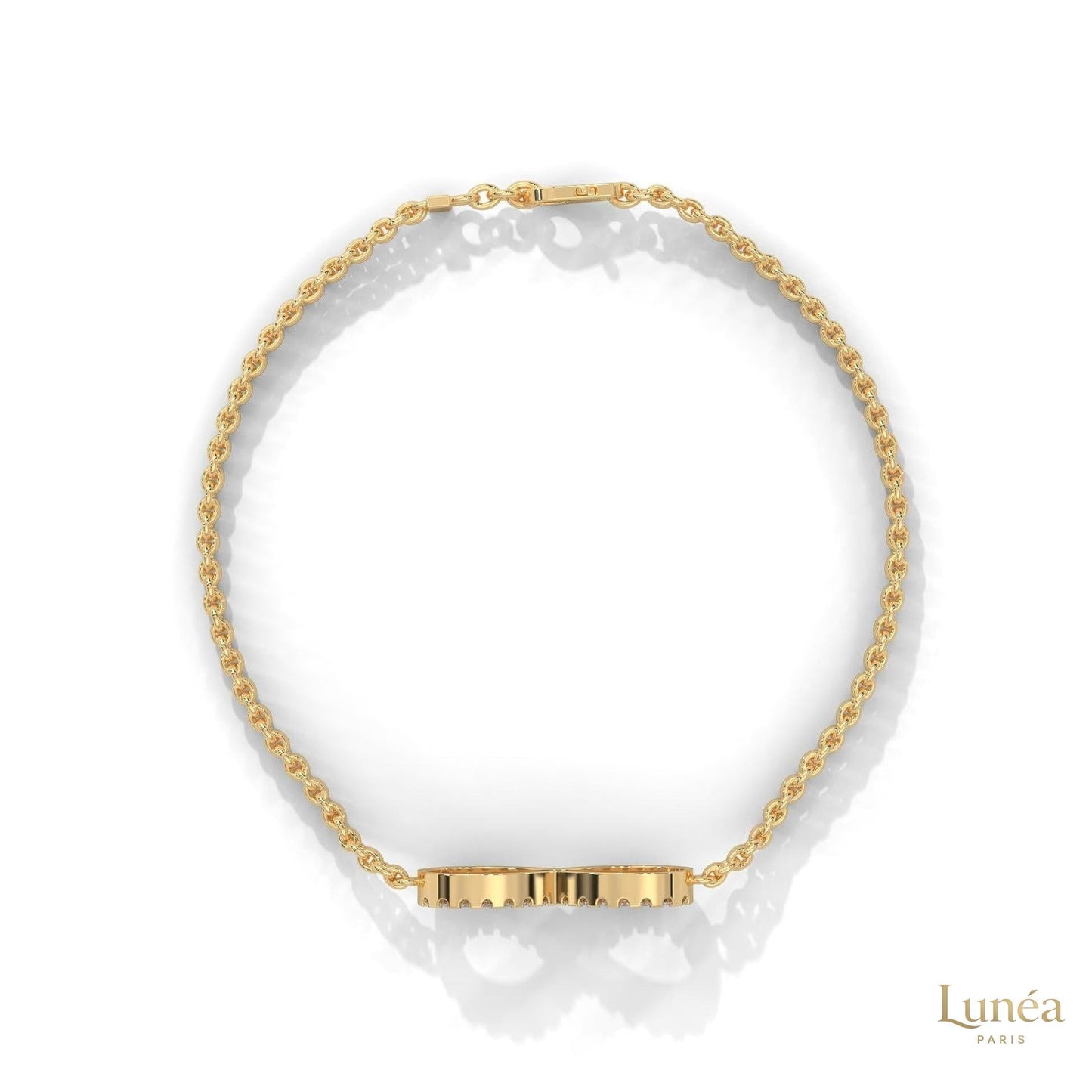 0.40 Ct. Infinity Rope Chain Lab Diamond Bracelet