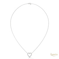 0.50 CT. Heart Diamond Pendant