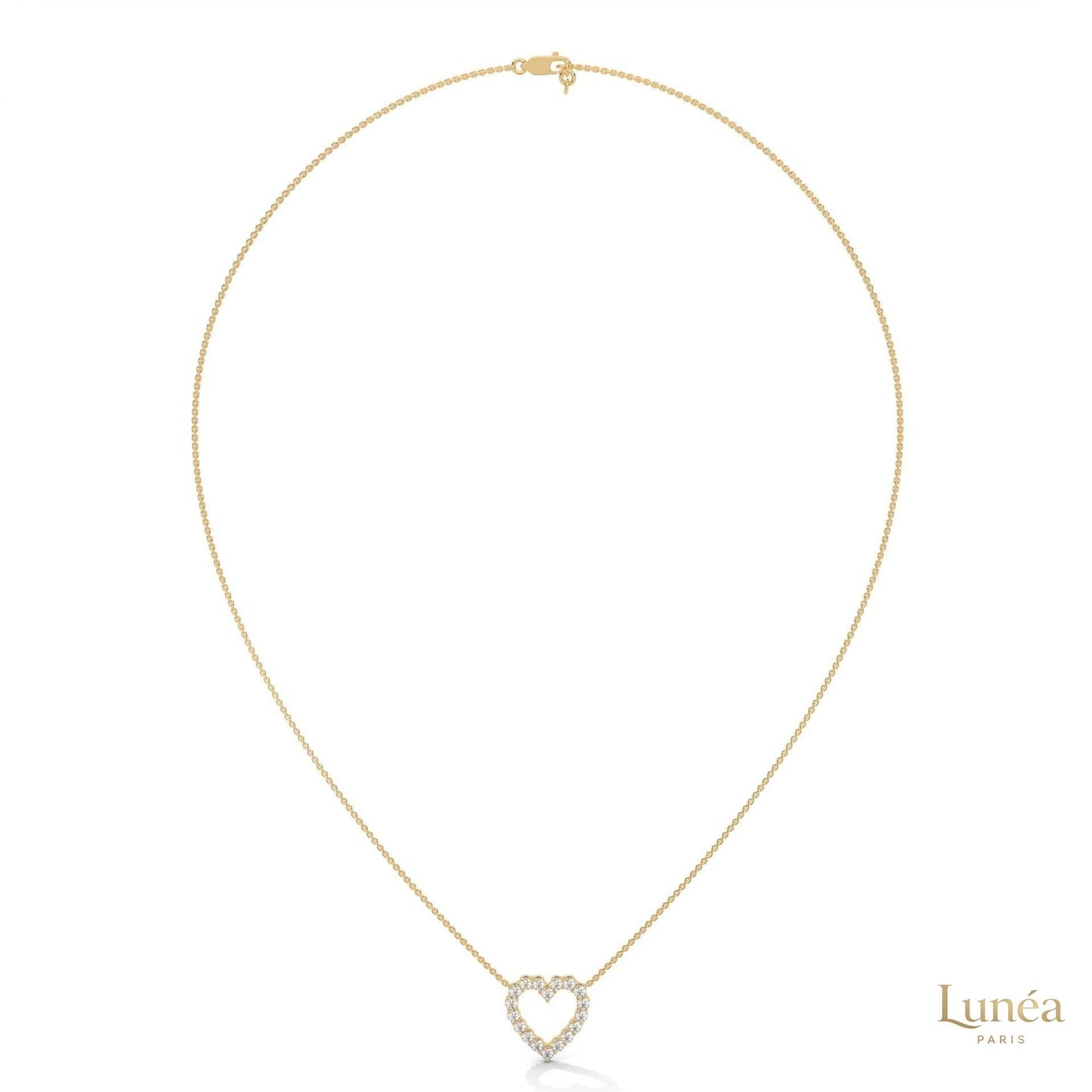 0.50 CT. Heart Diamond Pendant