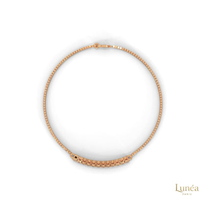0.50 Ct. Bar Lab Diamond Chain Bracelet Everyday Luxe