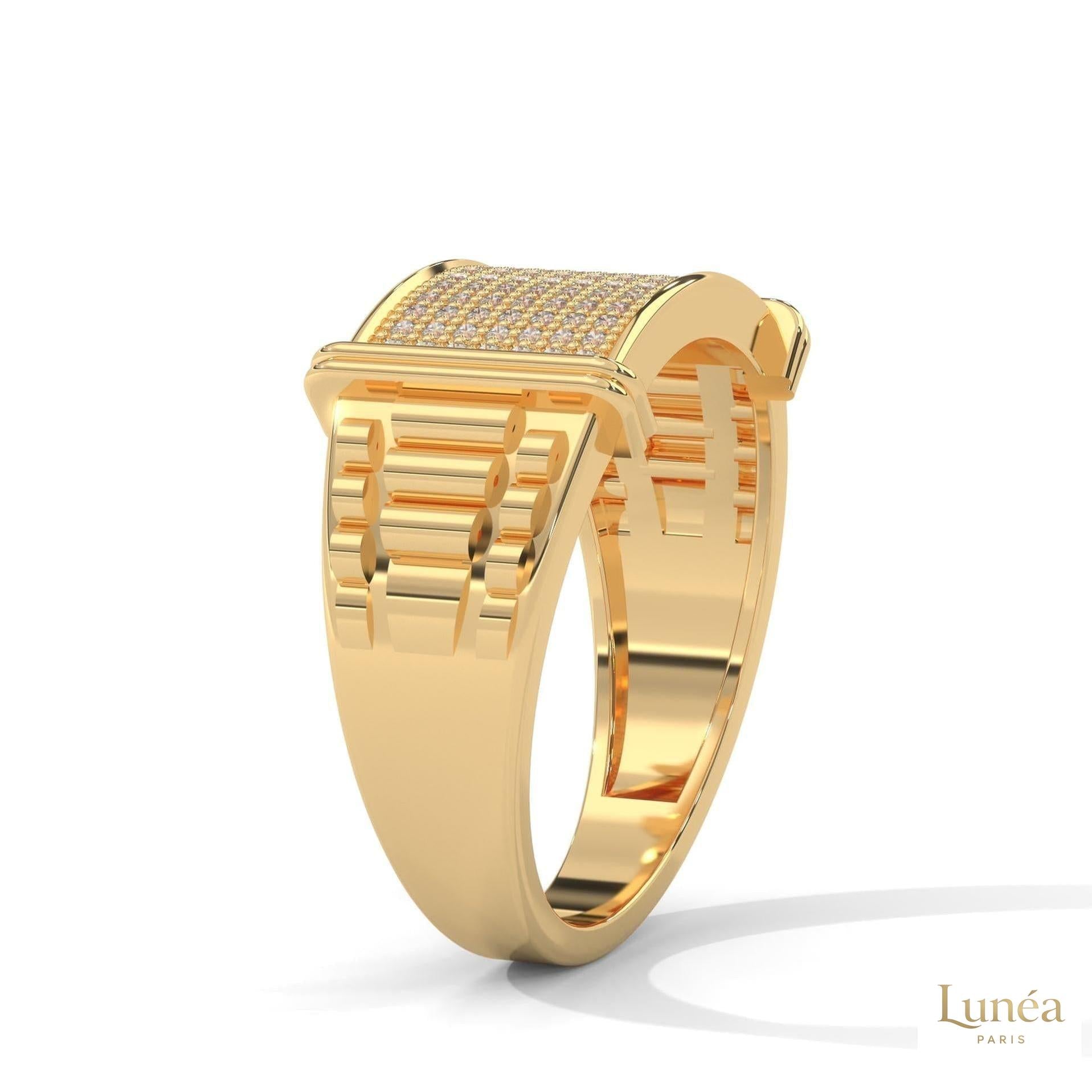 0.50 Ct. Men’s Lab Diamond Statement Ring