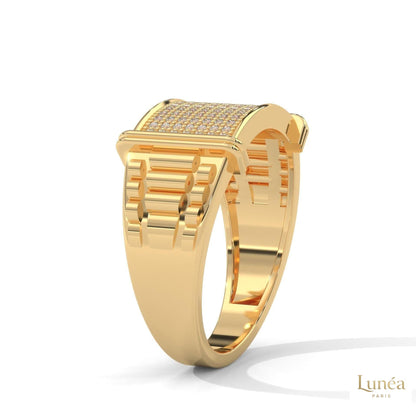 0.50 Ct. Men’s Lab Diamond Statement Ring