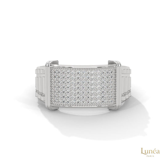 0.50 Ct. Men’s Lab Diamond Statement Ring