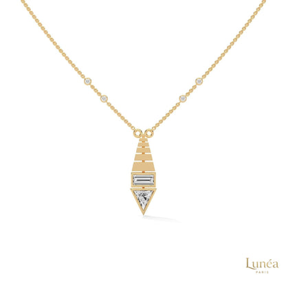 0.60 CT. Art Deco Diamond Pendant