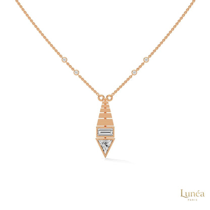 0.60 CT. Art Deco Diamond Pendant