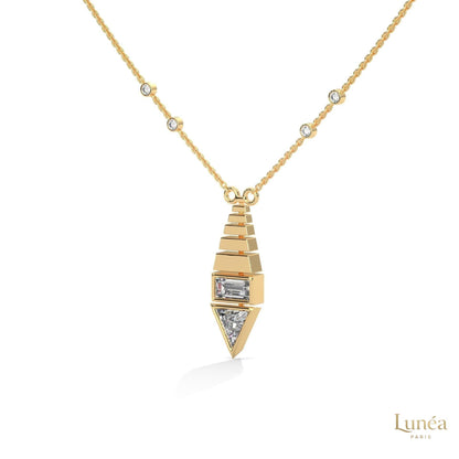0.60 CT. Art Deco Diamond Pendant