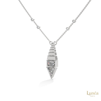 0.60 CT. Art Deco Diamond Pendant