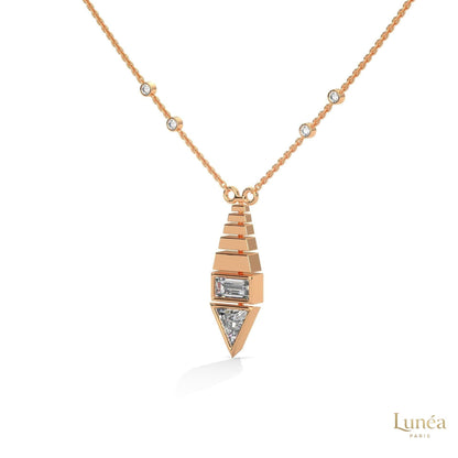 0.60 CT. Art Deco Diamond Pendant