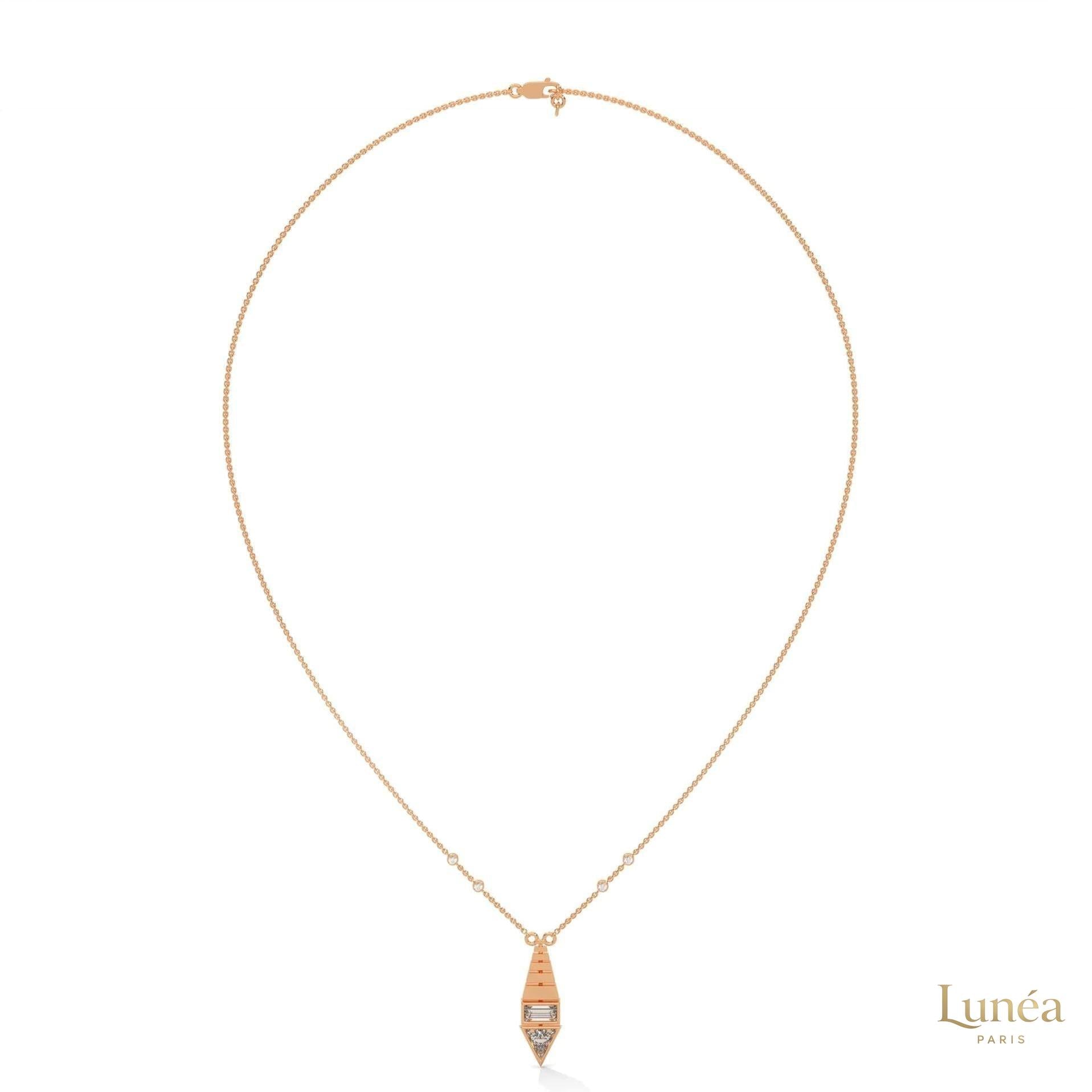 0.60 CT. Art Deco Diamond Pendant