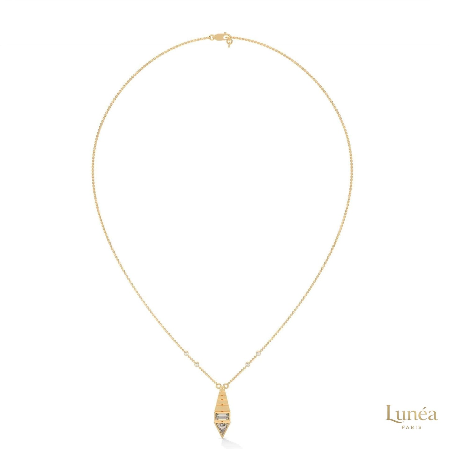 0.60 CT. Art Deco Diamond Pendant