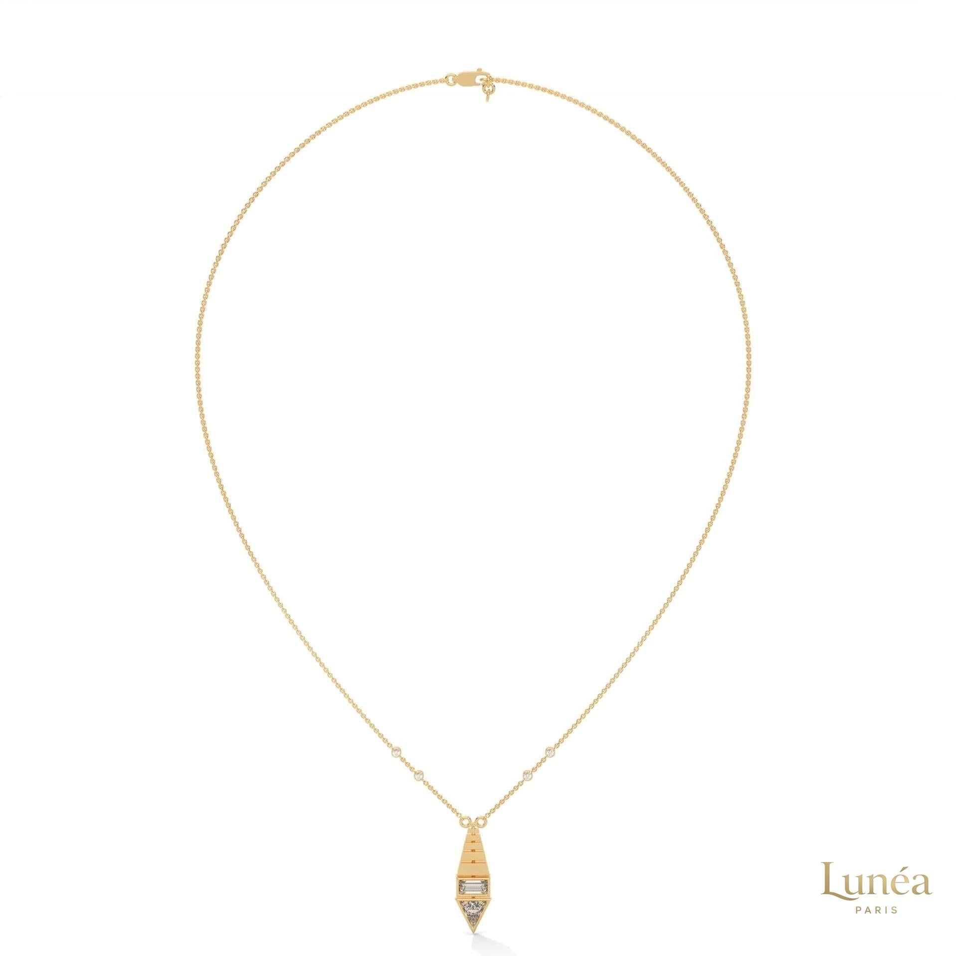 0.60 CT. Art Deco Diamond Pendant
