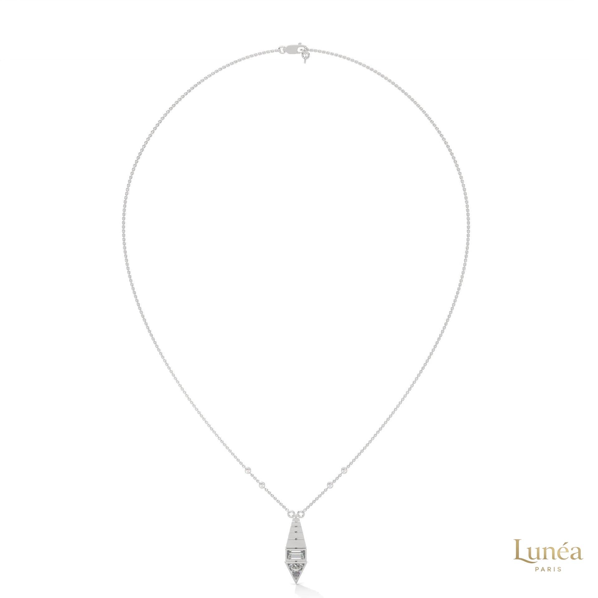 0.60 CT. Art Deco Diamond Pendant
