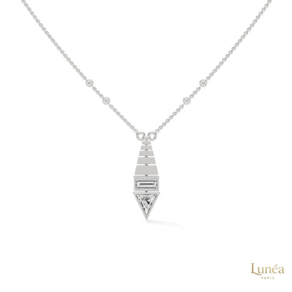 0.60 CT. Art Deco Diamond Pendant