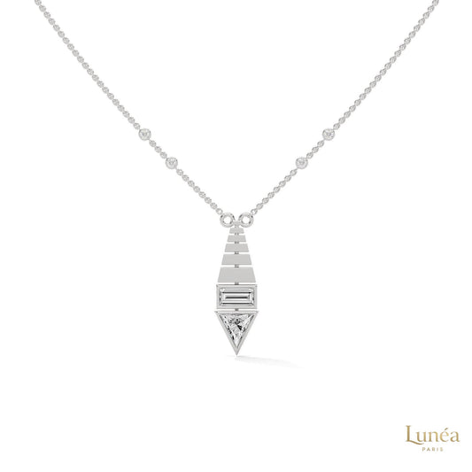 0.60 CT. Art Deco Diamond Pendant