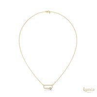 0.60 CT. Oval Link Diamond Pendant