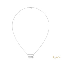 0.60 CT. Oval Link Diamond Pendant