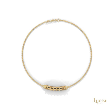 0.60 Ct. Princess Cut Bar Lab Diamond Bracelet