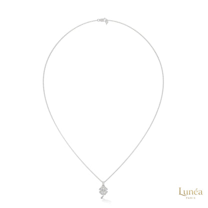0.70 Ct. Diamond Four-Leaf Clover Pendant