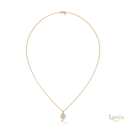 0.70 Ct. Diamond Four-Leaf Clover Pendant