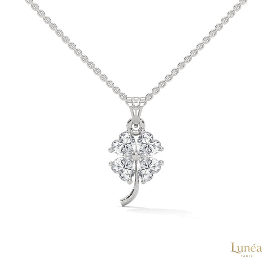 0.70 Ct. Diamond Four-Leaf Clover Pendant