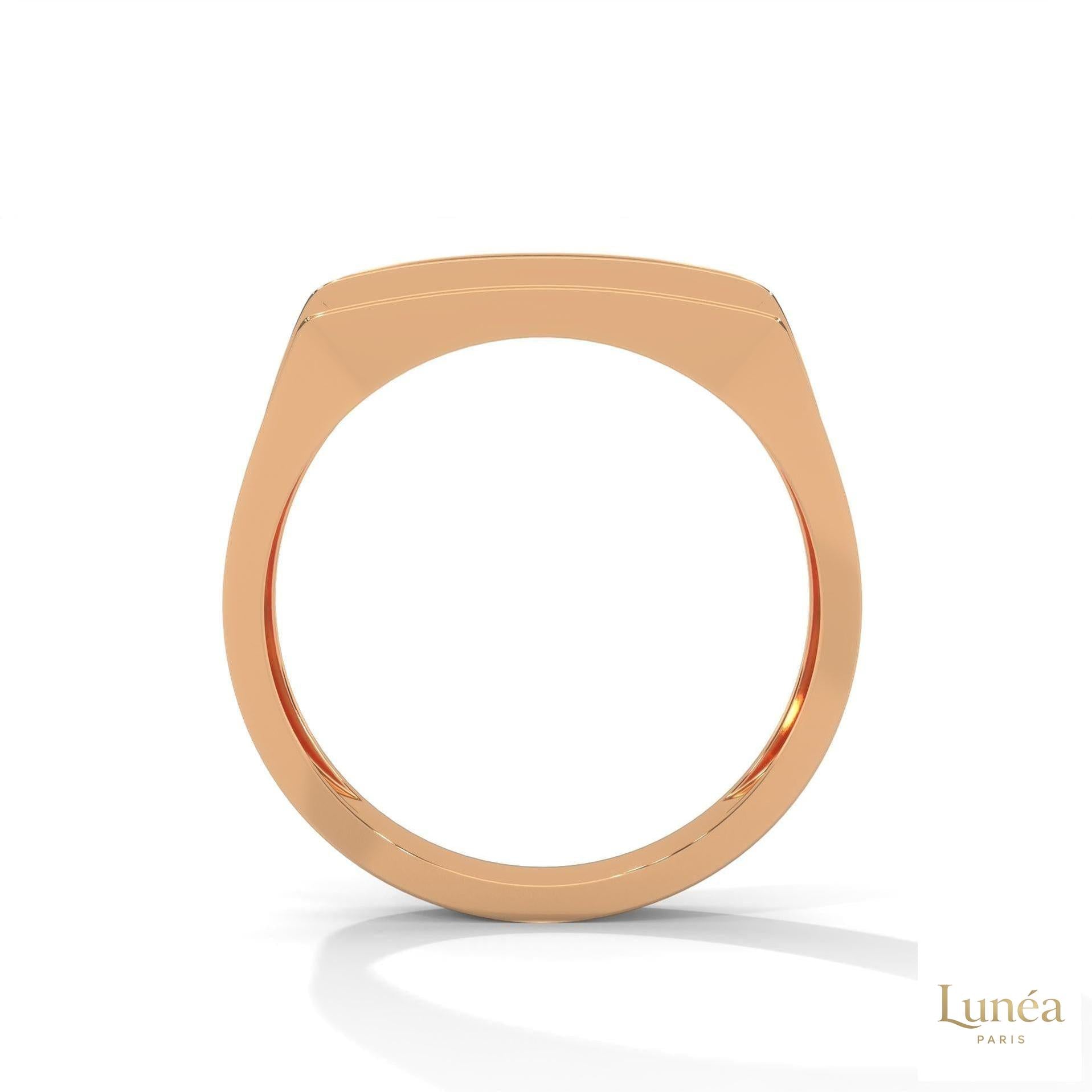0.70 Ct. Men’s Wide Pavé Lab Diamond Ring | Luxury