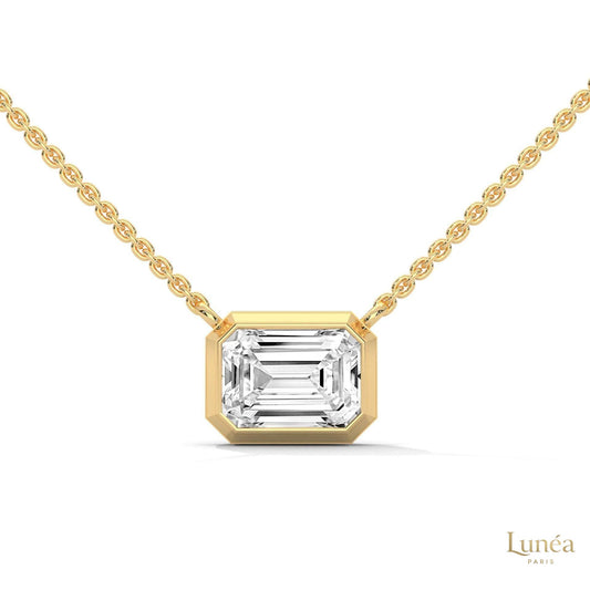0.75 CT. Emerald-Cut Lab Diamond Pendant