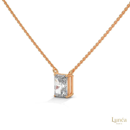 0.75 CT. Emerald-Cut Lab Diamond Pendant