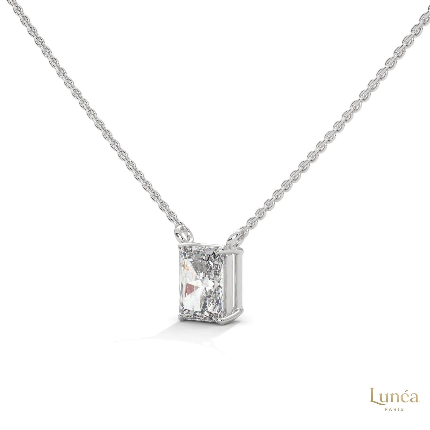 0.75 CT. Emerald-Cut Lab Diamond Pendant