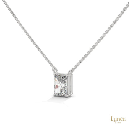 0.75 CT. Emerald-Cut Lab Diamond Pendant