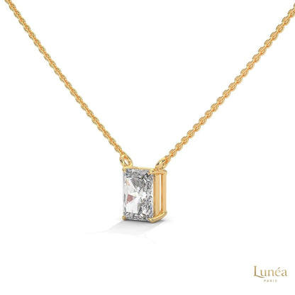 0.75 CT. Emerald-Cut Lab Diamond Pendant