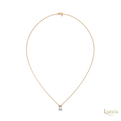0.75 CT. Emerald-Cut Lab Diamond Pendant