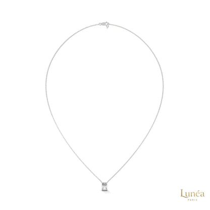 0.75 CT. Emerald-Cut Lab Diamond Pendant