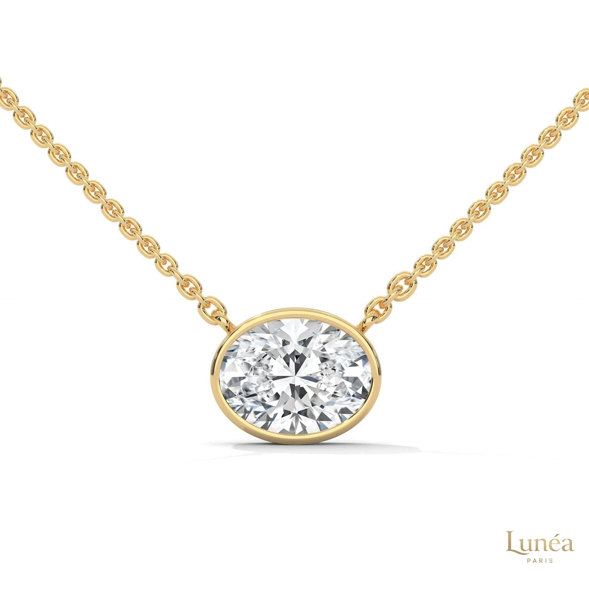 0.75 CT. Round Lab Diamond Pendant