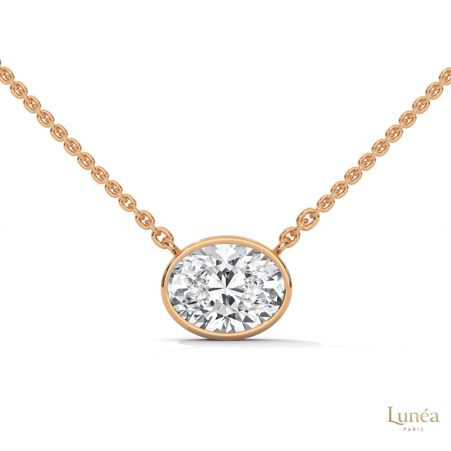0.75 CT. Round Lab Diamond Pendant