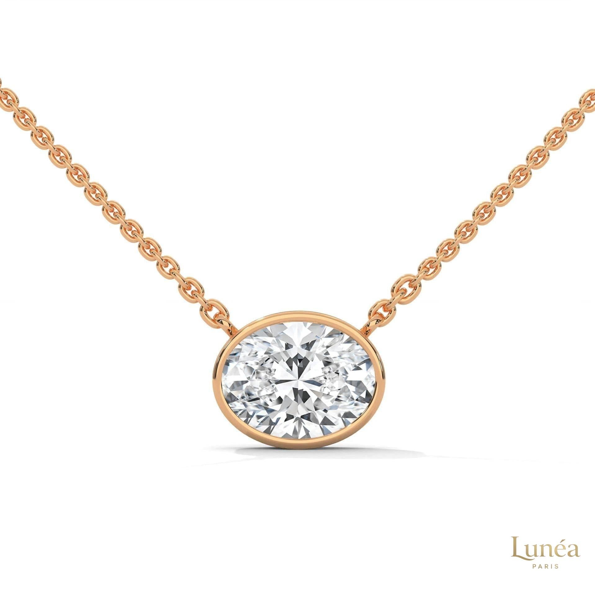 0.75 CT. Round Lab Diamond Pendant
