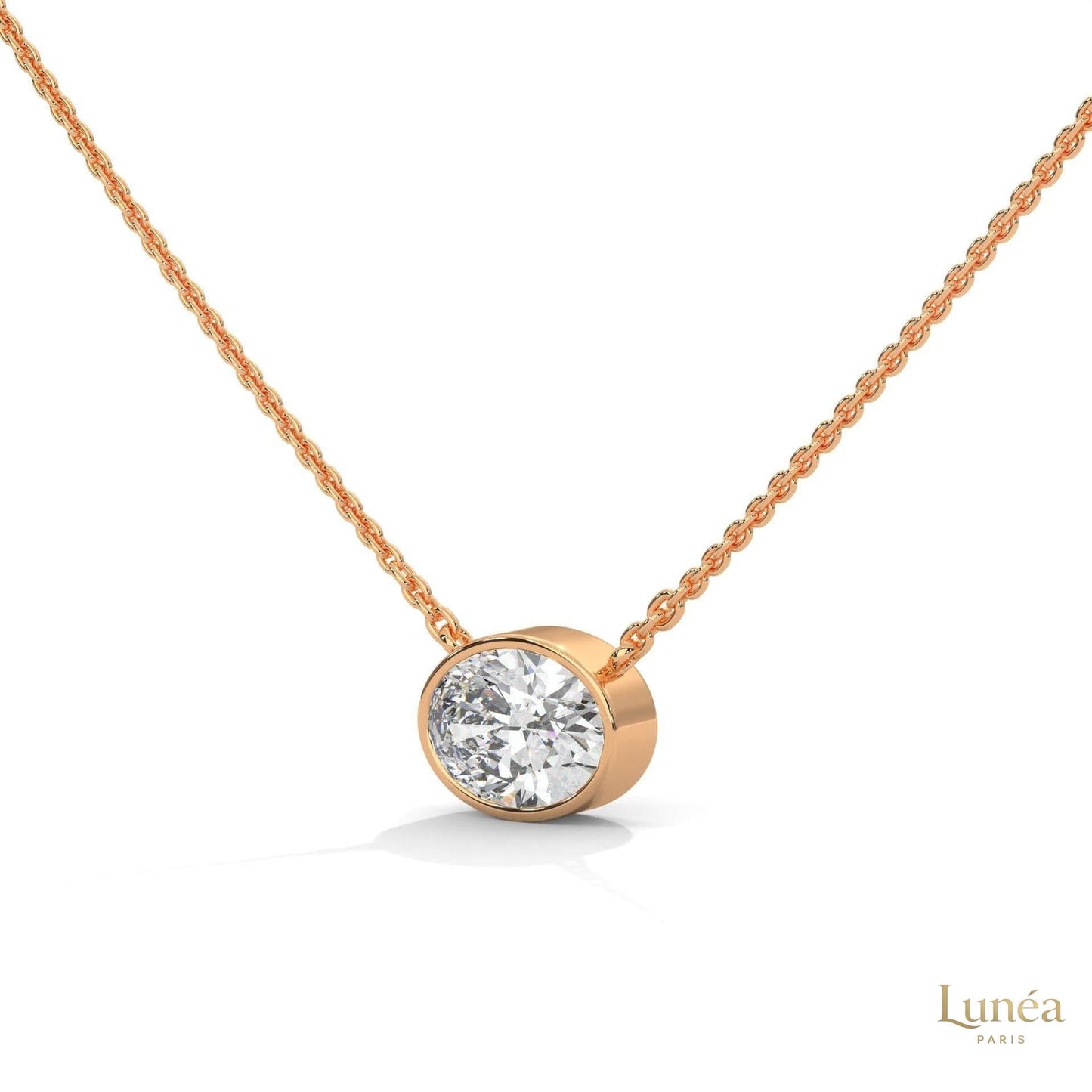 0.75 CT. Round Lab Diamond Pendant