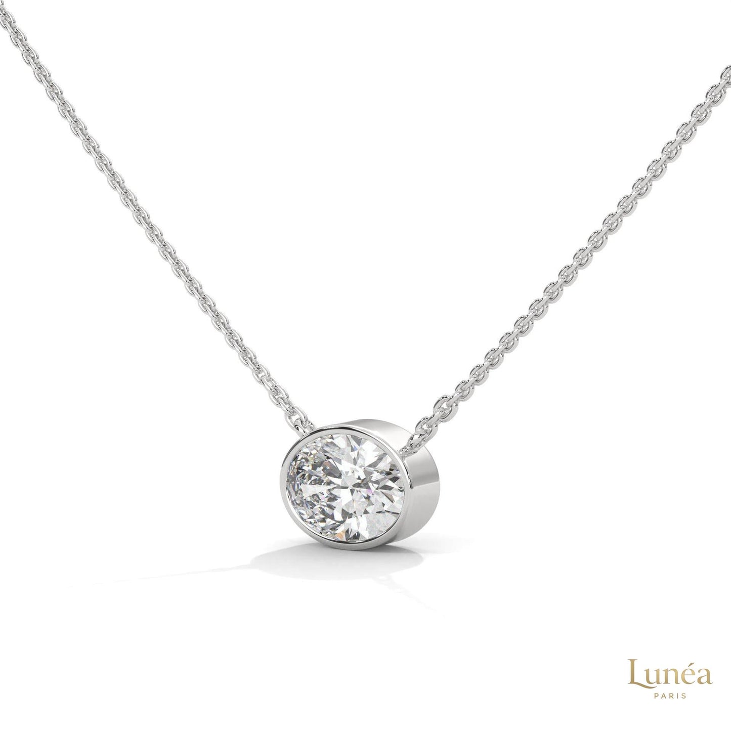 0.75 CT. Round Lab Diamond Pendant