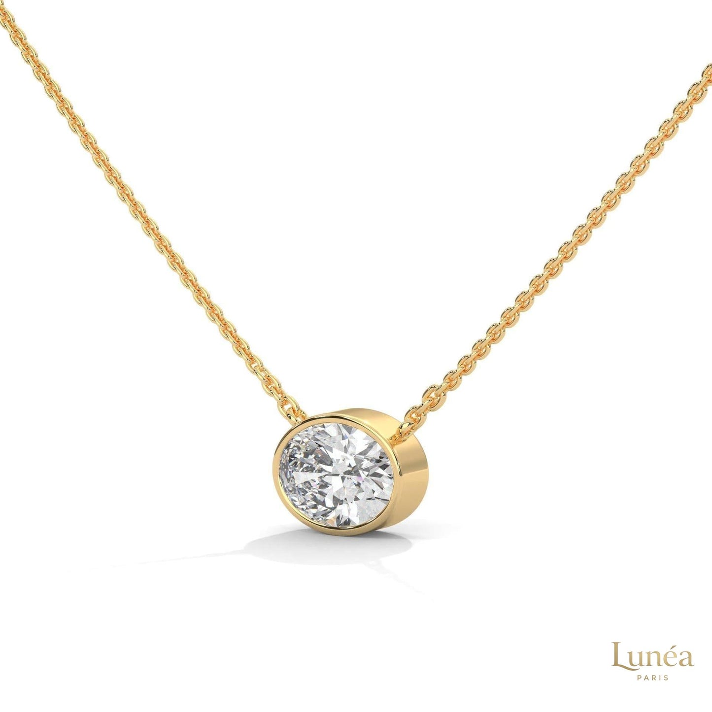 0.75 CT. Round Lab Diamond Pendant