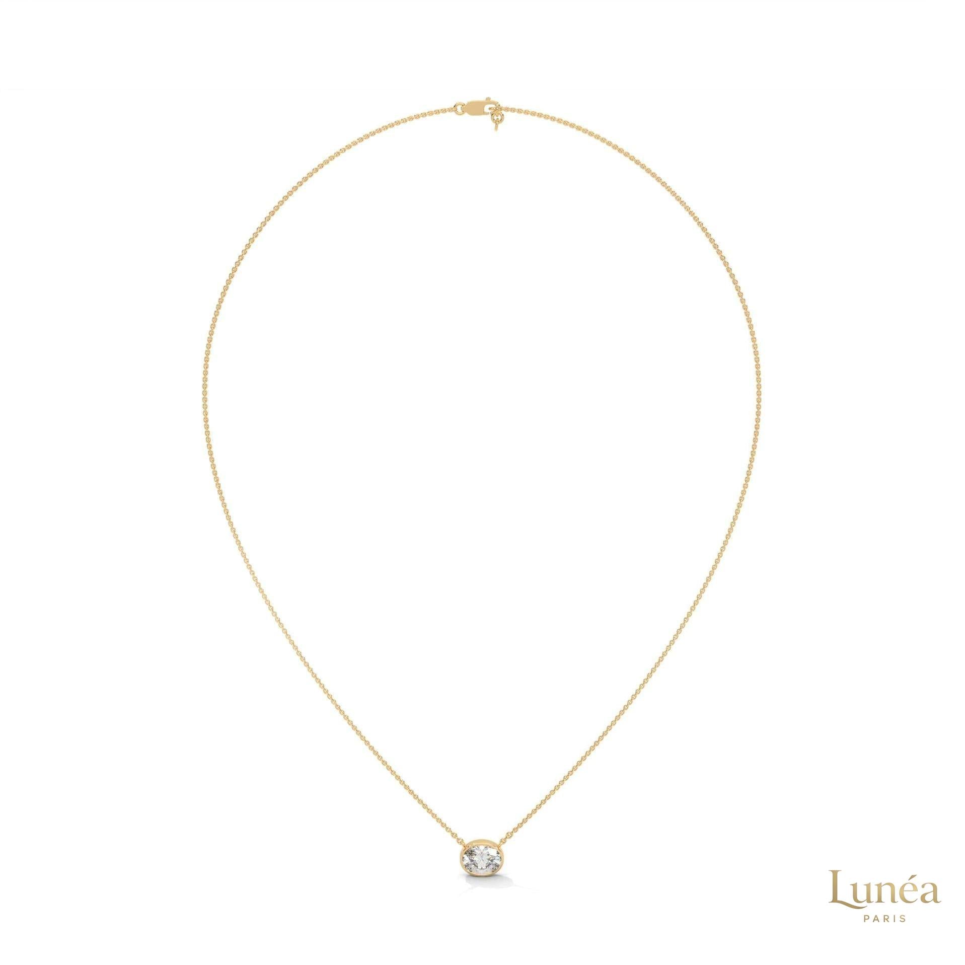0.75 CT. Round Lab Diamond Pendant
